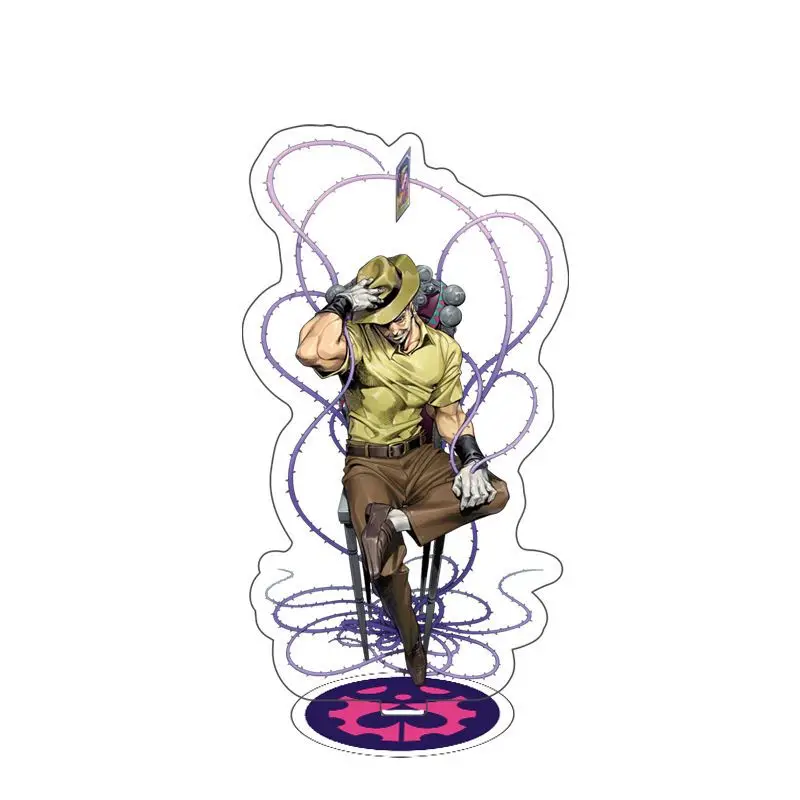 Невероятные приключения ДжоДжо аниме походный акриловый стоячий знак дисплей 15