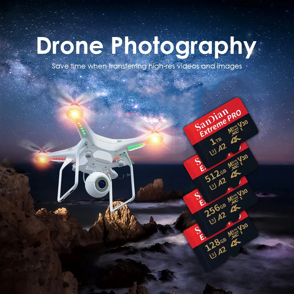 Новая оригинальная карта памяти Micro TF SD 2026 года, 128 ГБ, 256 ГБ, A2 Class10, высокоскоростная SDTF Micro карта памяти для телефона, камеры, ПК (art.: 3920dbefa68ab) - 3920dbefa68ab