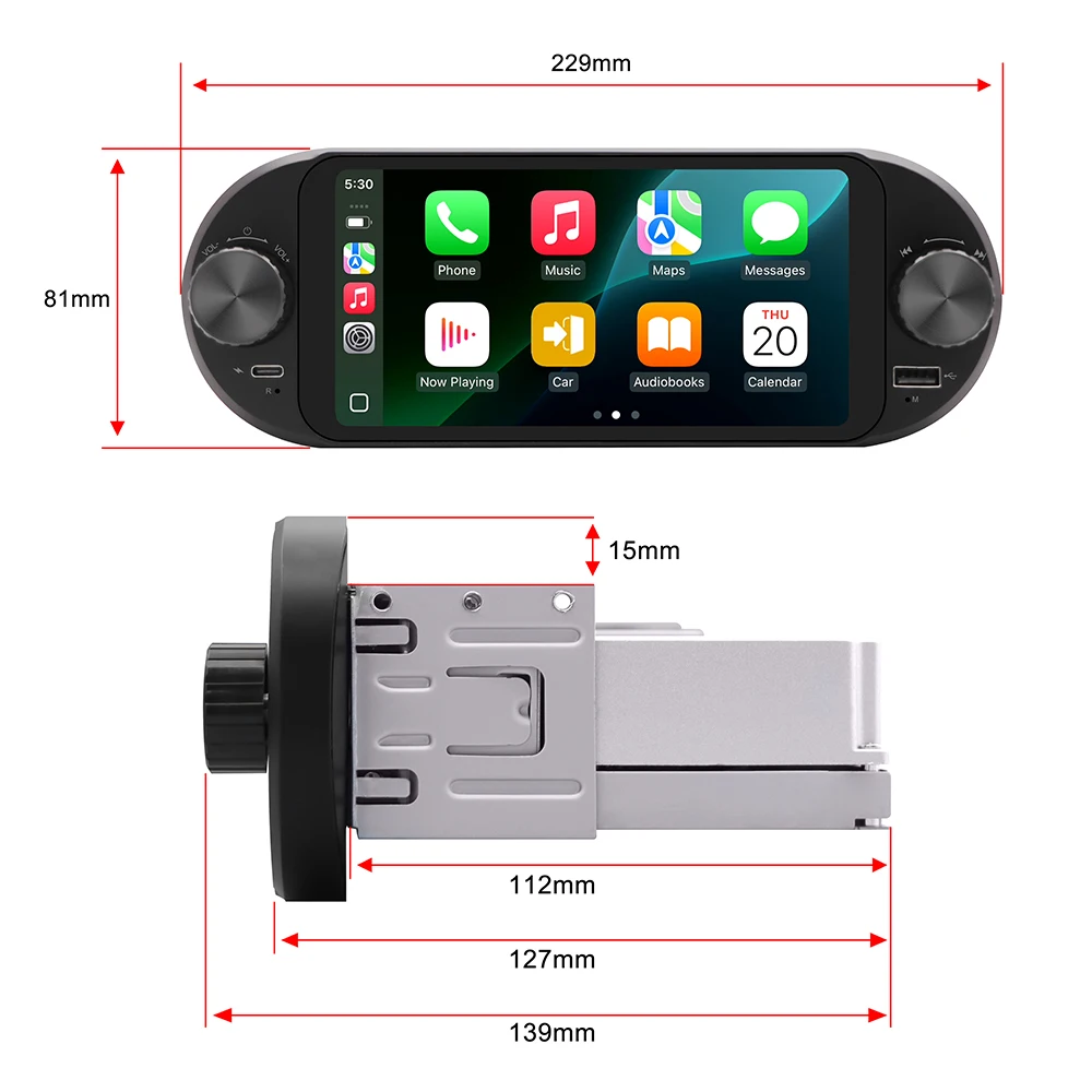 6-дюймовая автомагнитола для Chrysler Town & Country 04-07 с GPS, беспроводным Apple CarPlay, Android 15, камерой, Wi-Fi, 4-64 ГБ памяти (art.: 3920d7debb485) - 3920d7debb485