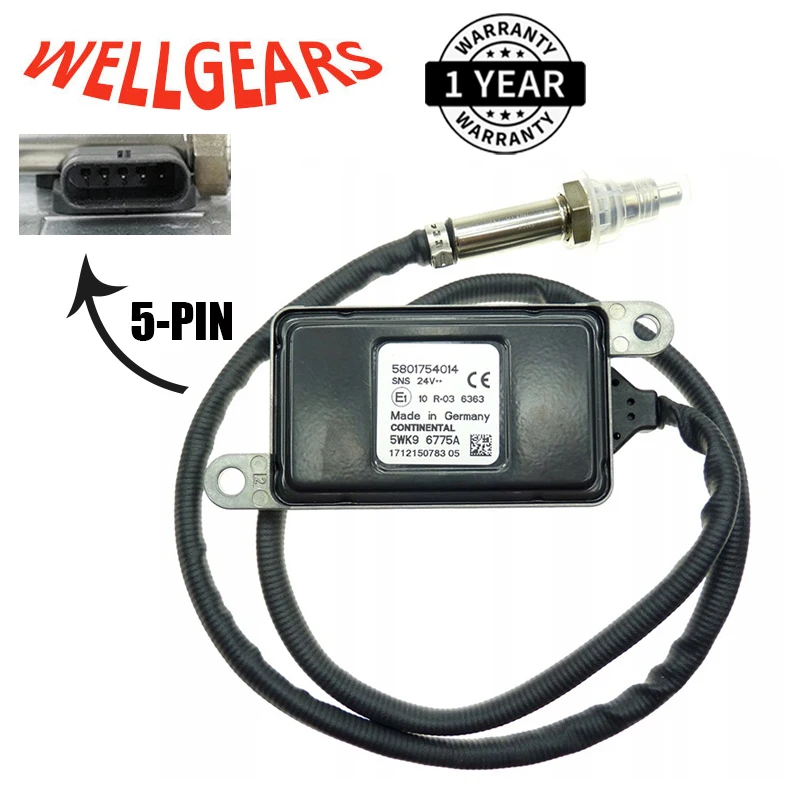 

5WK96775A 5801754014 Nitrogen Oxide NOX Sensor For Iveco Eurocargo AD/AT/AS Stralis AD/AT Trakker AD/AT/AS X-Way BUS