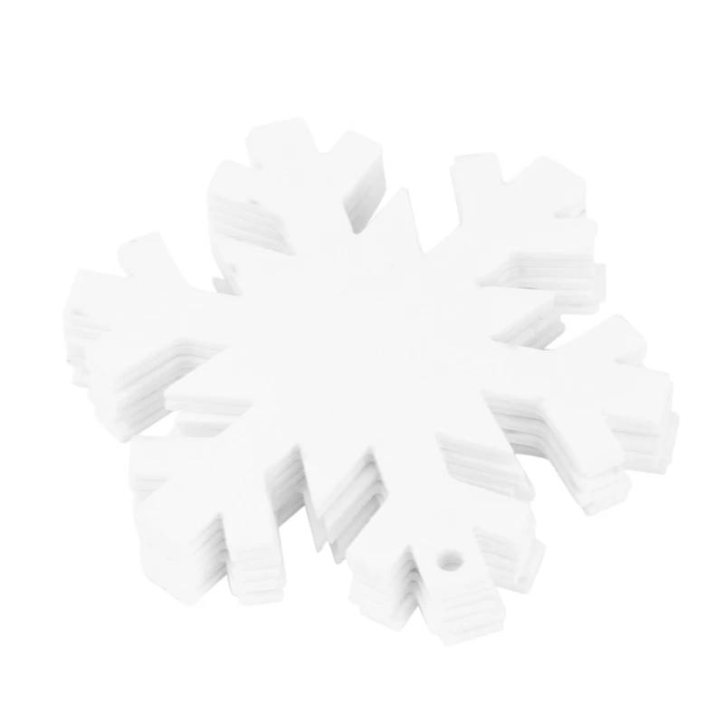 

Acrylic Christmas Ornament Blank White Acrylic DIY Blank Clear Christmas Acrylic Ornament With Hole For DIY Craft