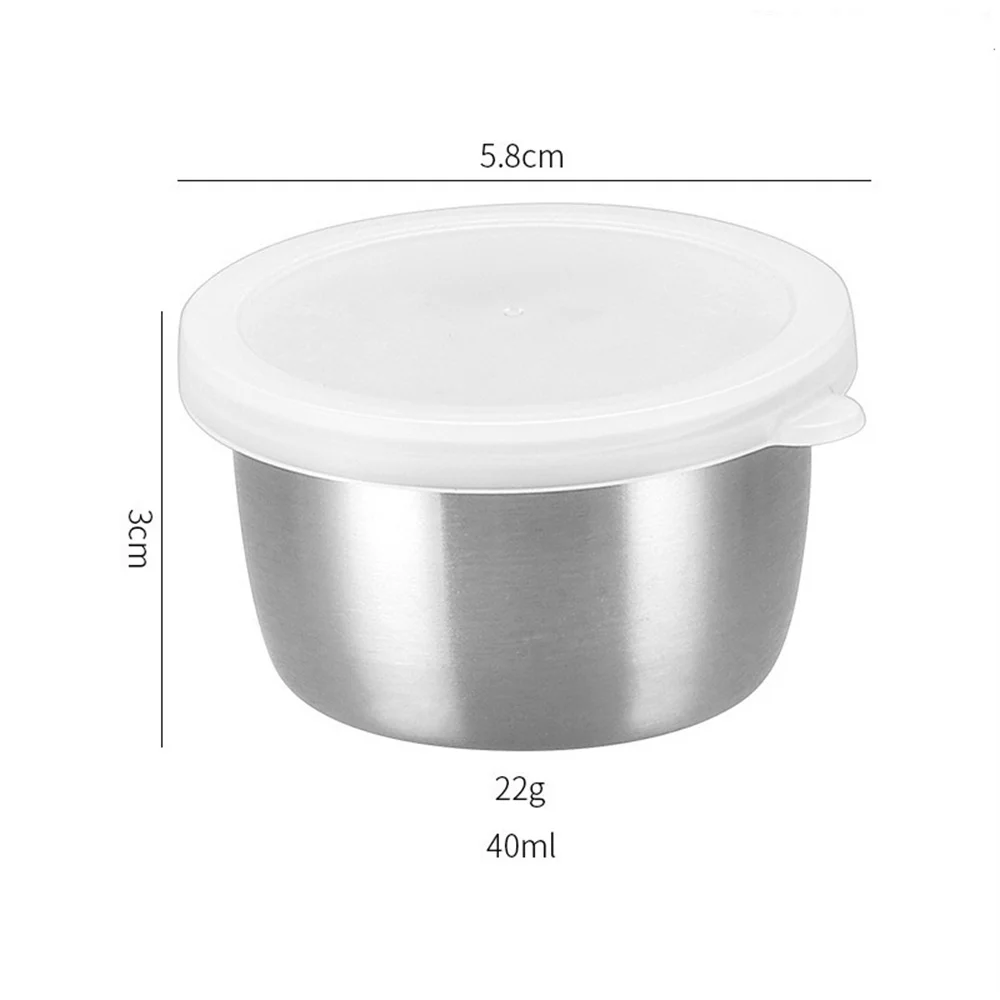 

Силиконовая герметичная чашка для соуса, 40 мл