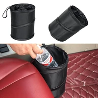 1pc black car trash can pack bag waterproof car trash bag for little leak proof car cooler bag car garbage bag with side pocket