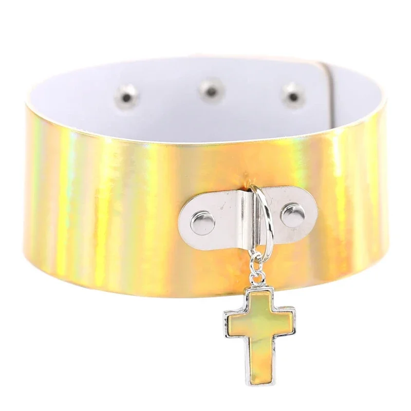 Женское Ожерелье-чокер с голографическим принтом