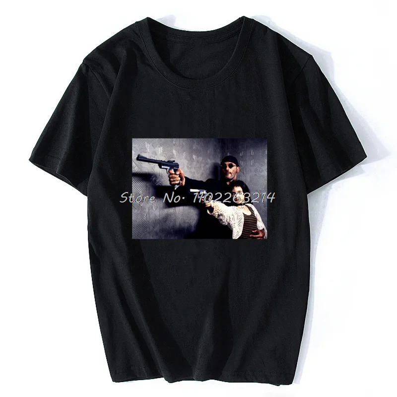 

Retro Film Leon The Professional Graphic Tshirts Harajuku Vintage Short-sleev Tops Men Summer Comfortable Polyester Shirt Tee