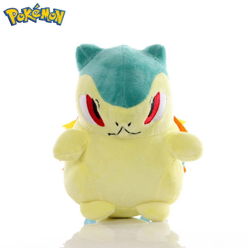 

1pcs 18cm TAKARA TOMY Anime Pokemon Typhlosion Plush Stuffed Toys Typhlosion Doll Soft Animals Toy Xmas Gifts for Kids Children
