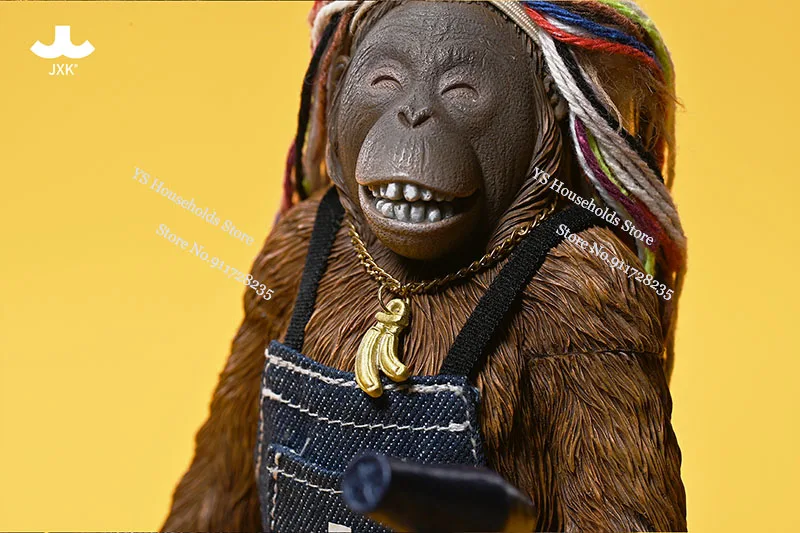 JXK JXK189 масштаб 1/6 модель животного борнеанского орангутана игрушки для украшения