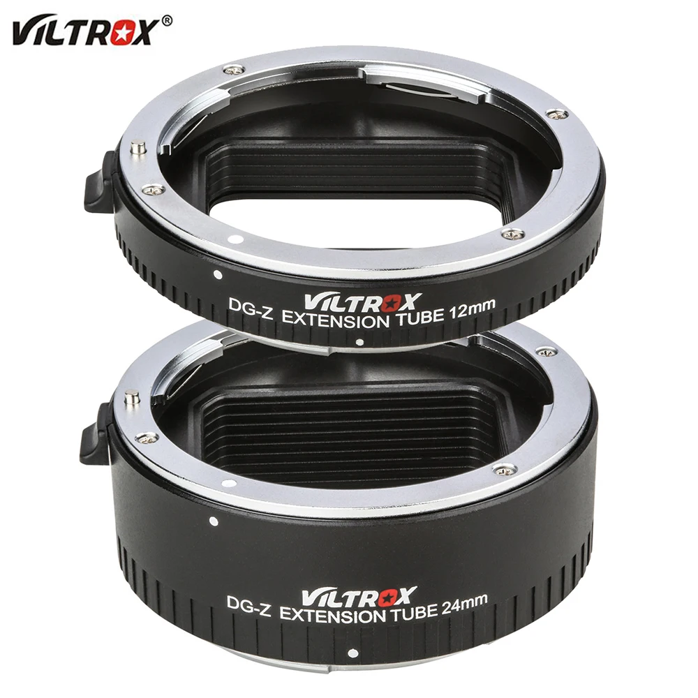 Viltrox DG-Z 12mm+24mm AF Macro Extension Tube Auto Focus Adapter Ring for Nikon Z Mount Camera Lens Z5 Z6II Z7 Z50 Z7II