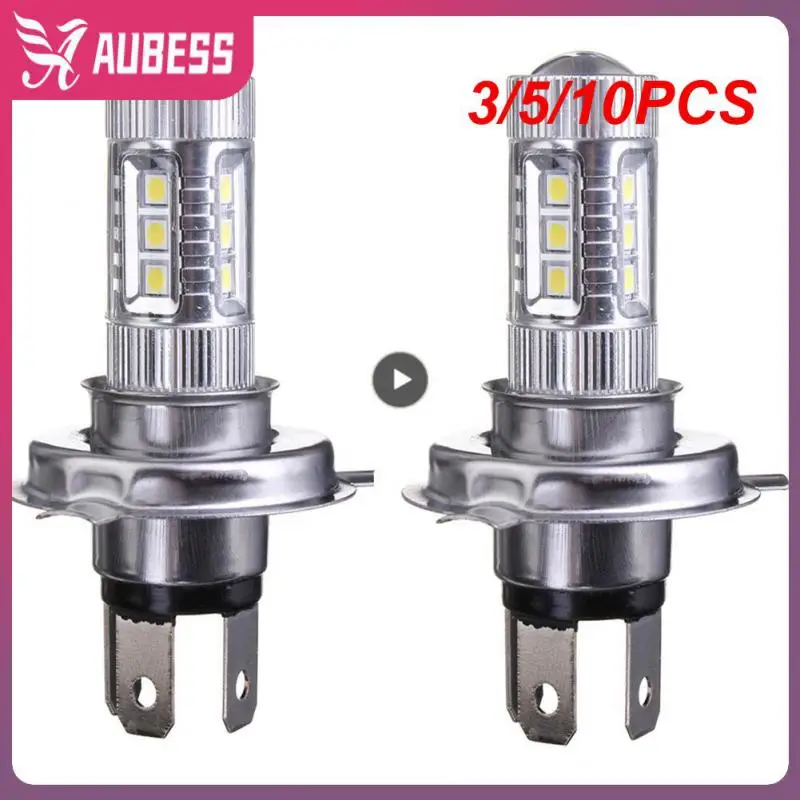 

3/5/10PCS H4 80w High Power Fog Lamp Super Bright Car Headlight Bulb No Radiation Led Headlight Car Accessories Headlight