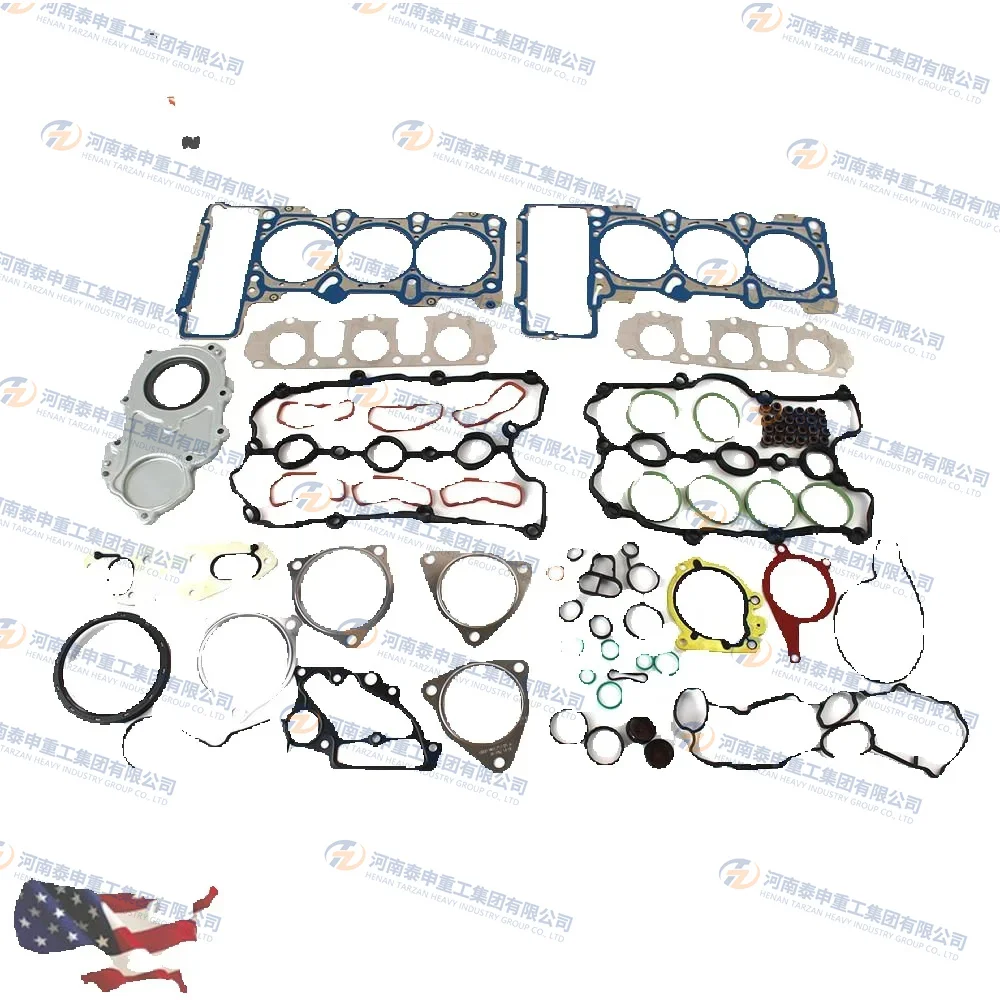 Комплект прокладок крышки циркуляции двигателя 3 0 т для AUDI A4 A5 A6 S5 Q5 Q7 06E 103148 АГ 06Е