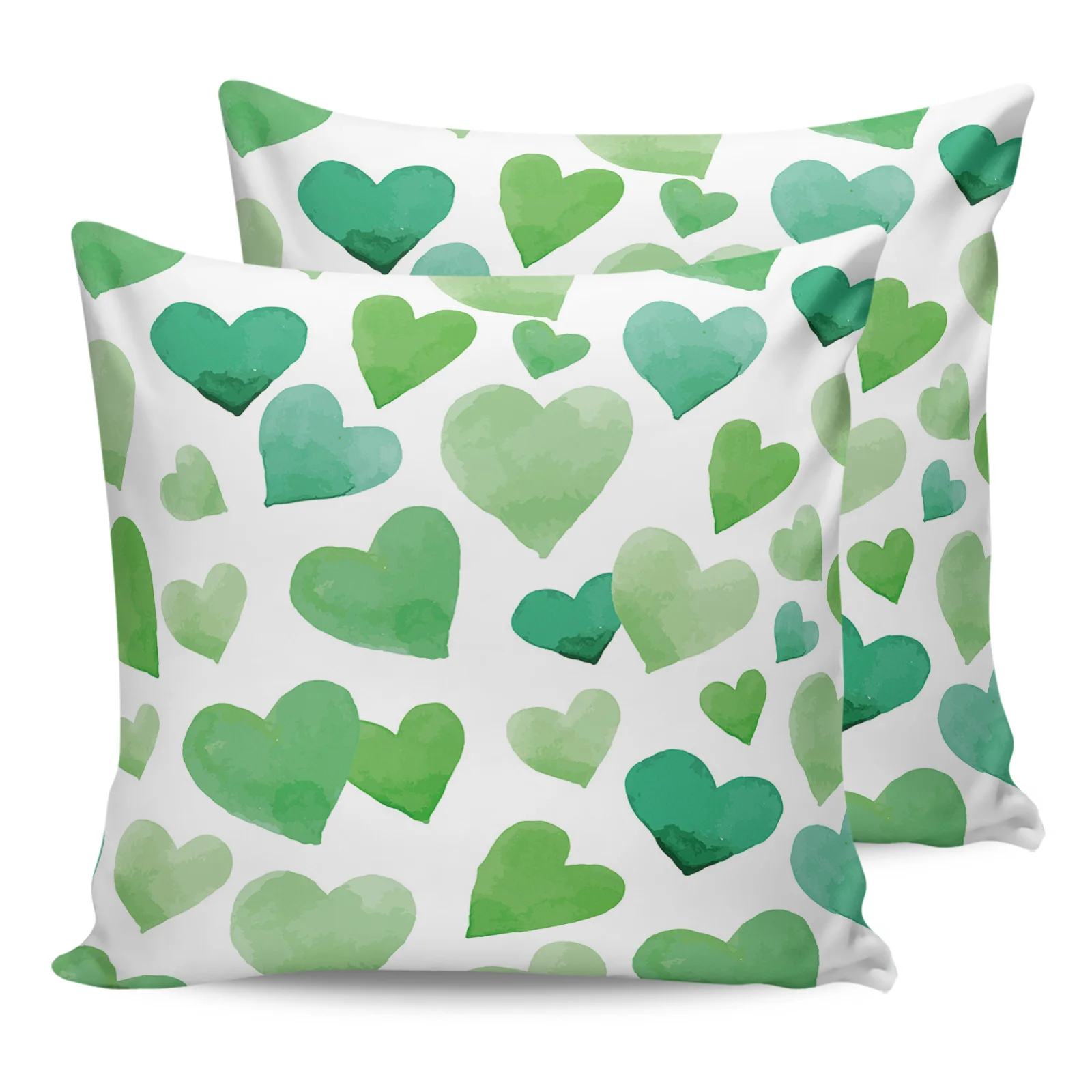 

Женский комплект из двух предметов St. Patrick'S Day, зеленая любовь, домашний декор для дивана, наволочка, наволочка для кровати, наволочка