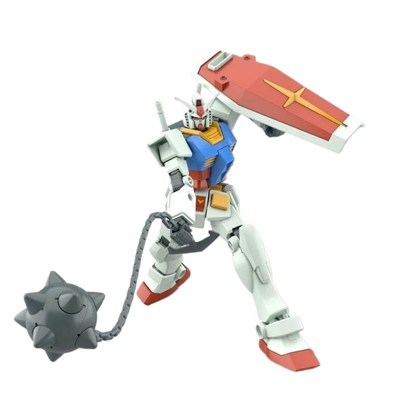 Фото Оригинальная модель Gunpla Bandai EG 1/144 начального уровня RX-78-2 Strike Nu Lah Gundam, фигурки персонажей, пластиковый сборный набор, игрушки, подарки. №3