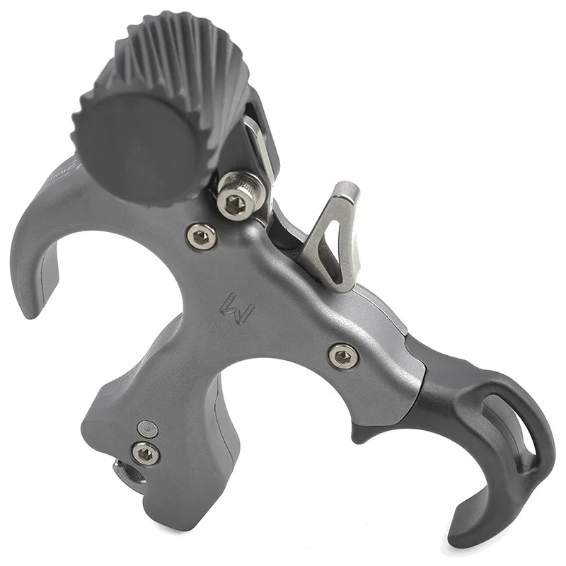 Триггер для стрельбы из лука с тремя пальцами дорожный триггер алюминиевого