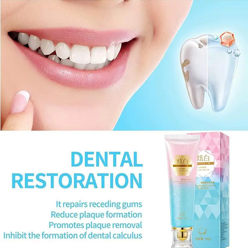 

Whiten Toothpaste Dazzling White And Bad Breath Removal Intensive Enamel Repair Toothpaste Complete Oral Teeth Care Toothpaste