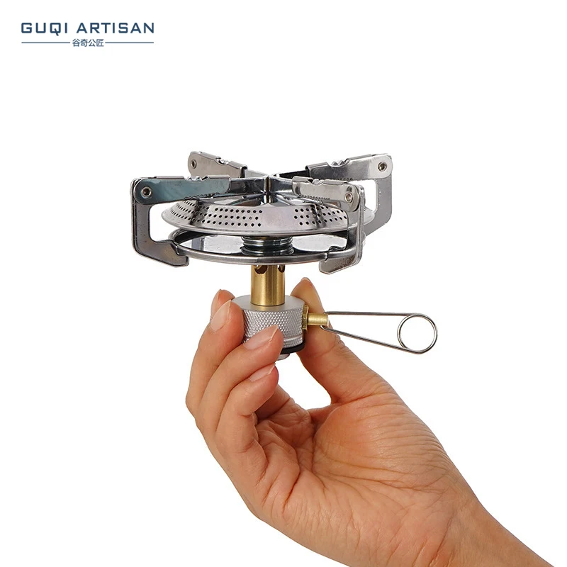 

Газовая плита GUQI ARTISAN для кемпинга на открытом воздухе, альпинизма, плита для пикника, плита высокой мощности, регулируемая энергосберегающ...