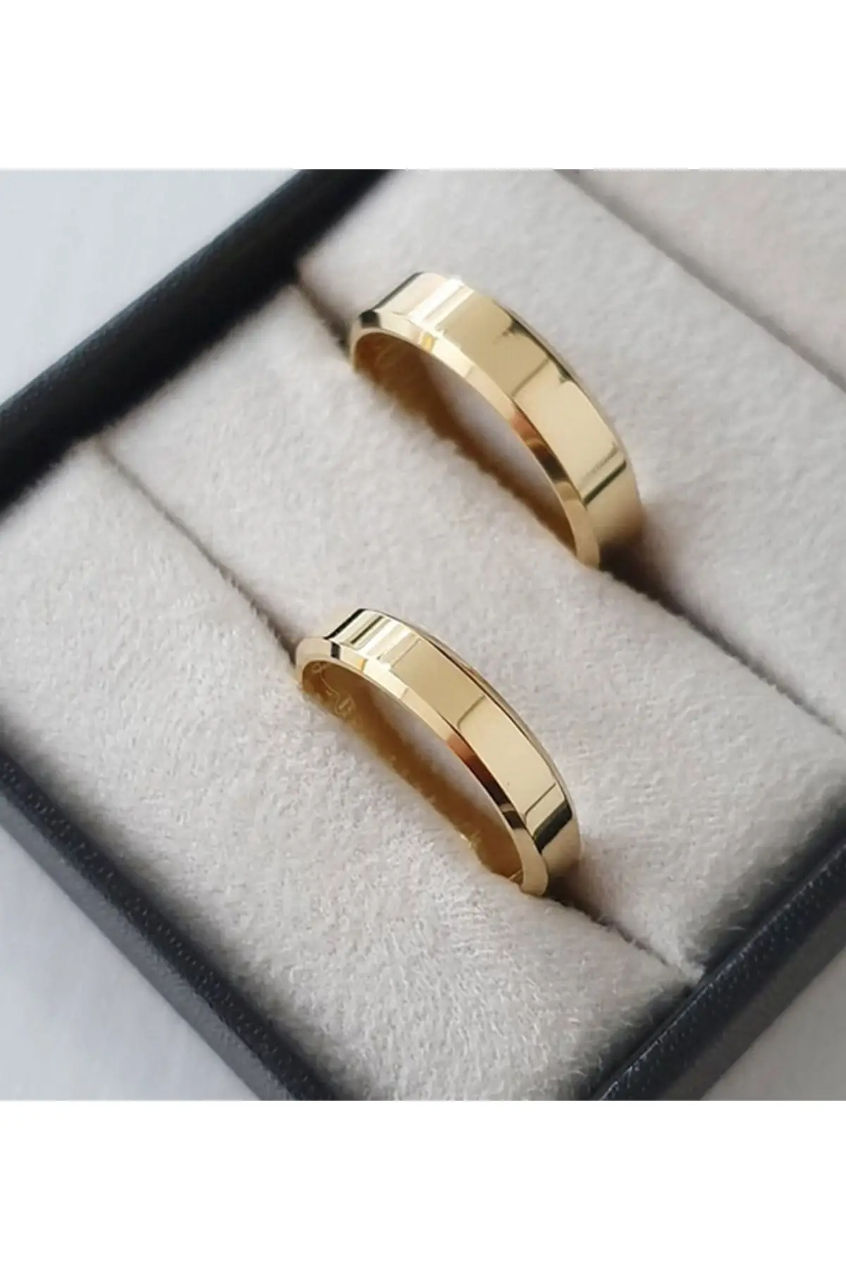 

Серебряное обручальное кольцо 950 карат, плоское классическое Золотое любовное кольцо, ювелирные изделия и аксессуары