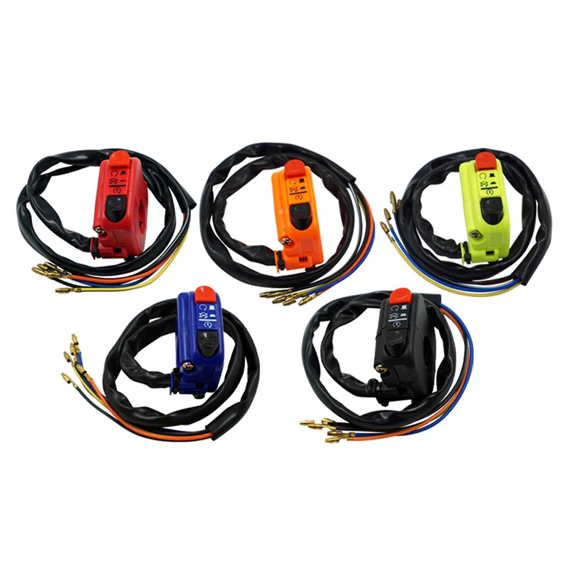 

Universal 7/8" Handlebar Motorcycle Mount Start Stop On Off Button Side Right Switch ATV Motor Bike Accessories Motorcycle Parts