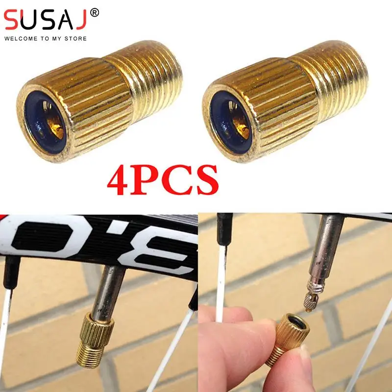 

4Pcs/Set Tube Pump Tool Converter Bicycle Bike Tire Valve Adapter Cycling Bicycle Pump Accessories