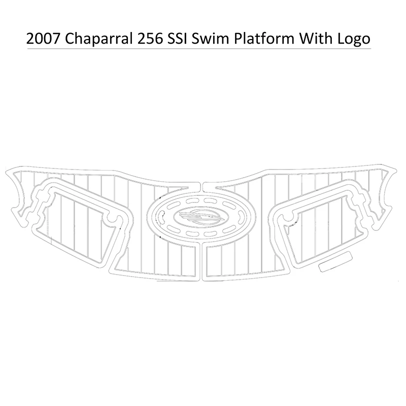 2007 Chaparral 256 SSI Swim Platform Boat EVA Faux Foam Teak Deck Floor Pad