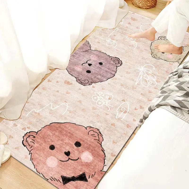 

Bears Carpet Rug for Living Room Anti Slip Floor Mat Kitchen Bedroom Bathroom Absorbent Carpet Mat Hallway Doormat