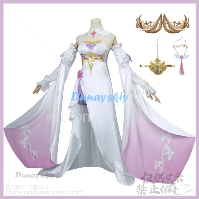 Аниме-игра Honkai Impact 3 костюм Elysia для косплея ангел возвращается белое вечернее