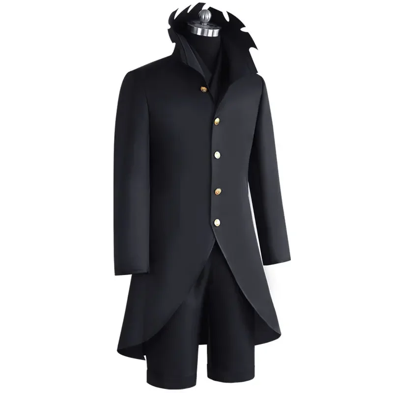 Dandadan Okarun Ken Takakura Косплей Костюм Парик Turbo Granny Powers Черный воротник Униформа