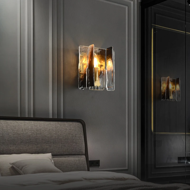 Современная роскошная настенная лампа из латуни для гостиной декоративная