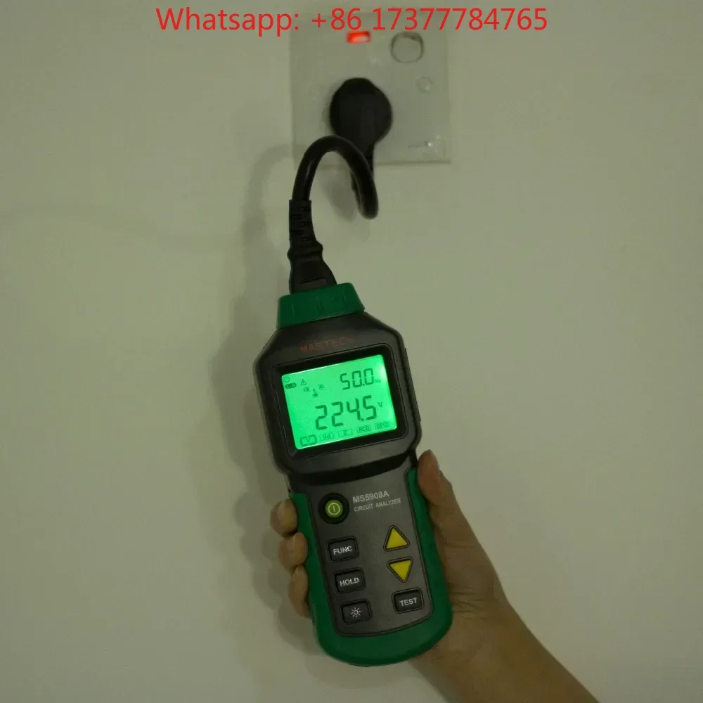 Фото Тестер розеток IDEAL Sure Test 61-164CN / Mastech MS5908 RMS для проверки цепей под напряжением 110В или 220В №3