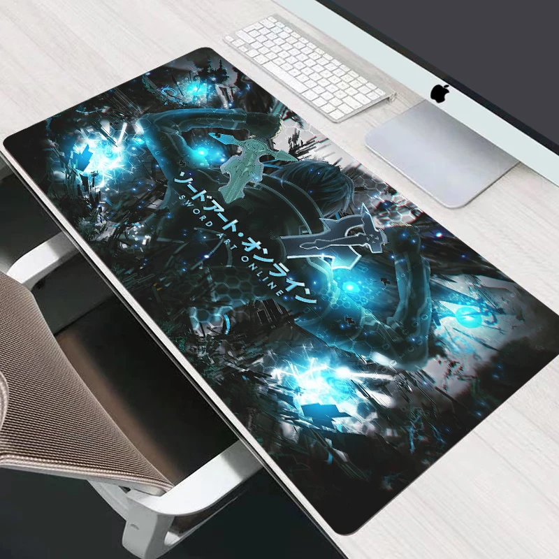

Japan Sword Art Online Anime Mouse Pad Gaming Xl Deskmat Carpet Computer Table Gaming Mouse Mat Large Mousepad Gamer Accessories