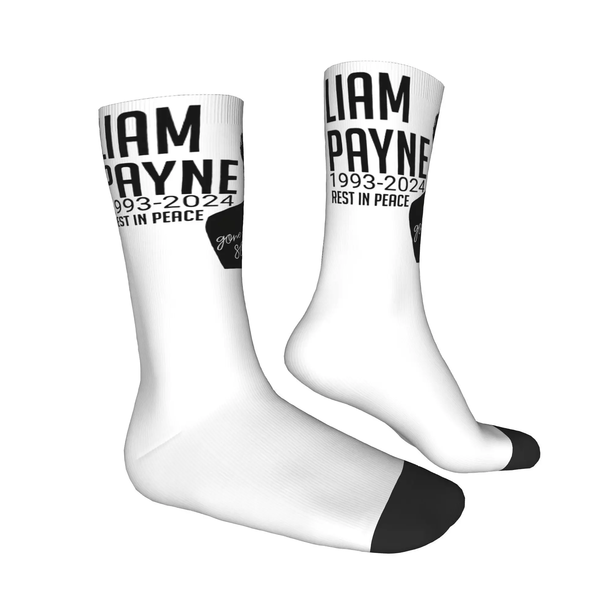 Liam Payne 1993-2024 носки с памяттю RIP товары для мужчин и женщин средней длины милые
