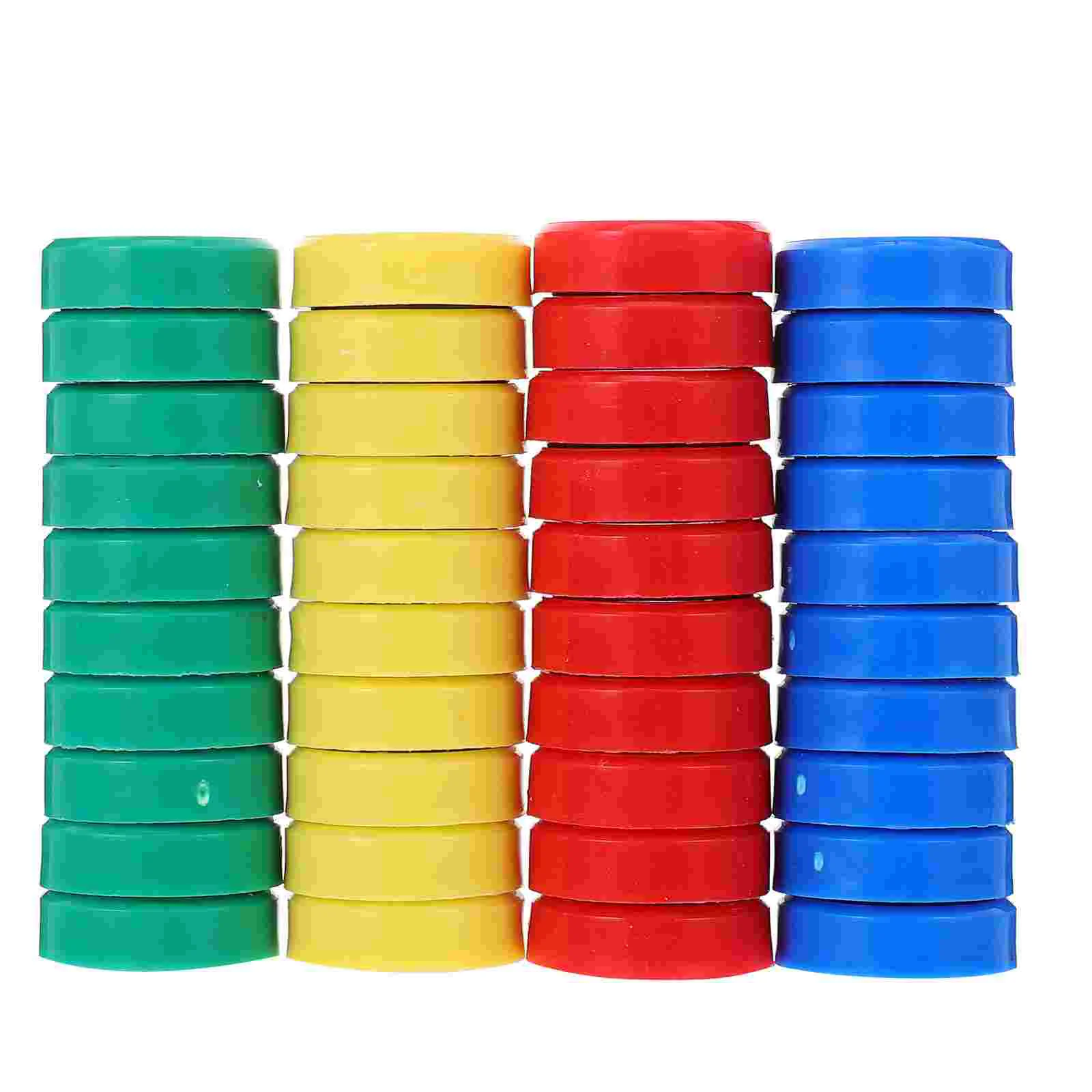 

40Pcs Colorful Magnets Round Cabinet Magnets Colorful Fridges Magnets Strong Magnets
