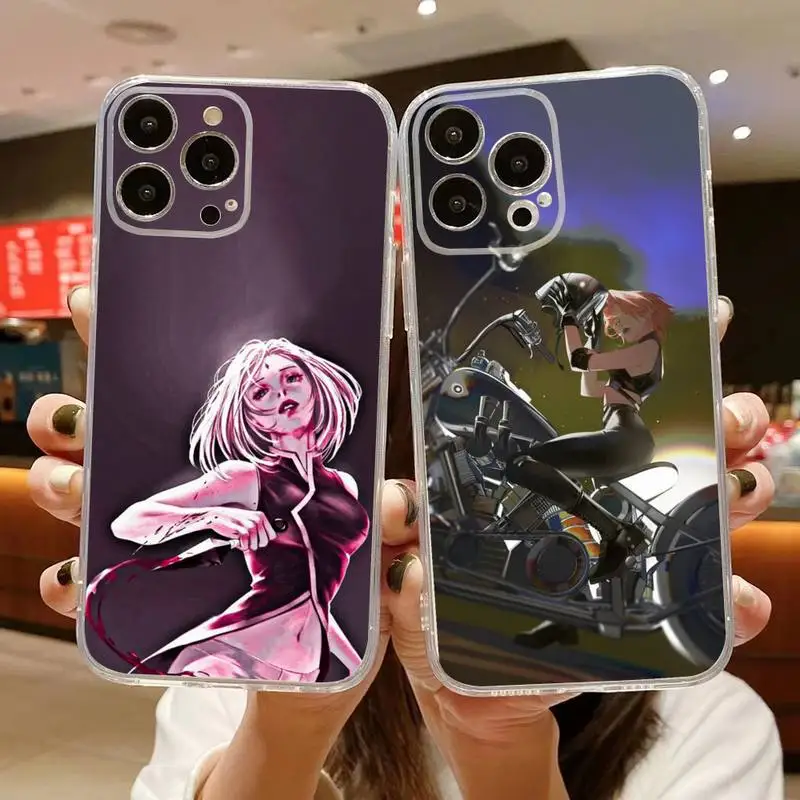 

Красивый чехол для телефона Haruno Sakura для iphone 14 Plus 13 12 11 Pro Max Mini X XS XR, мягкий прозрачный чехол