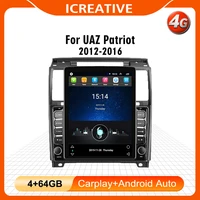for uaz patriot 2012 2016 4g carplay 2 din 9 7 tesla screen car multimedia player gps navigator android autoradio head unit bt