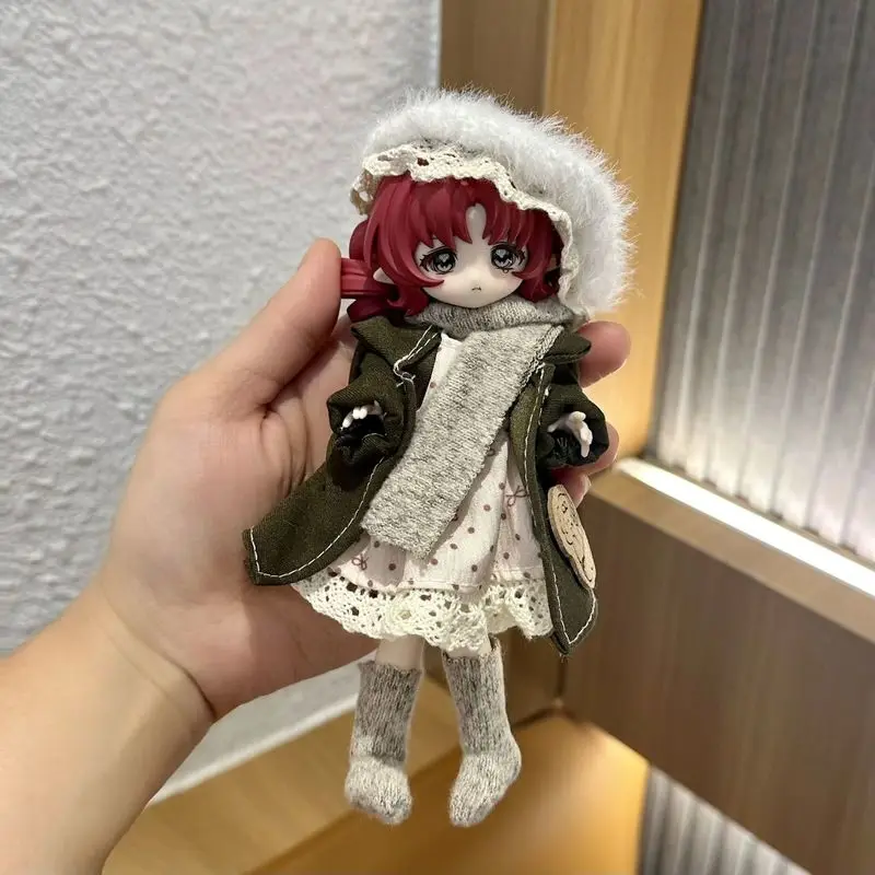 Фото Только одежда, костюм для 11-17 см, кукла Penny Bang Ni Tu A Si Ti Bjd, 8/12, осенне-зимний стиль, одежда для кукол Ob, подарки-сюрпризы для девочек №1