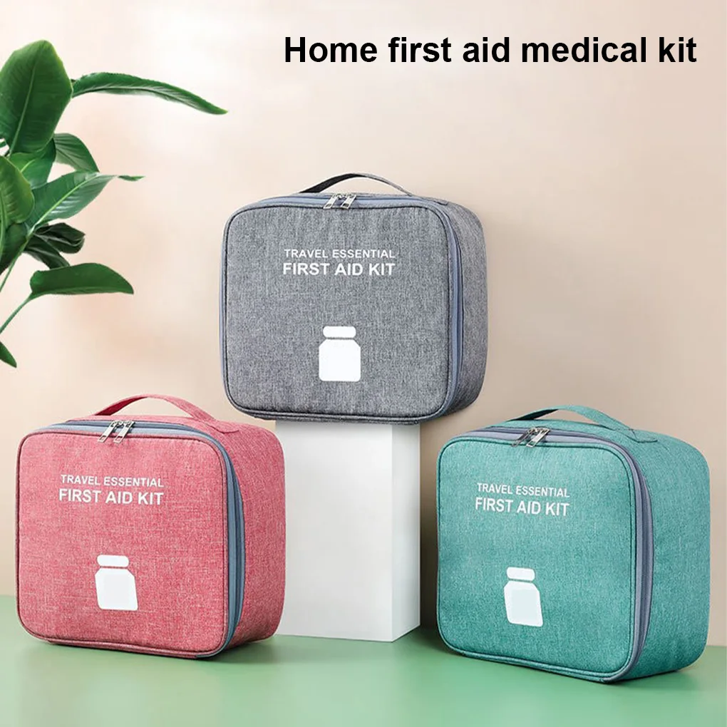 

Large-Capacity Thickened Medicine Box Layered Family First Aid Kit Bag Classification Dust-proof Students Pill Case for School