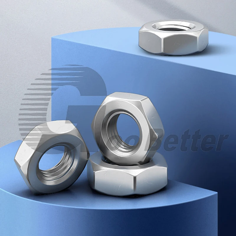

A2 304 Stainless Steel Thin Hexagon Nuts Coarse Thread Hex Nut M2 M2.5 M3 M4 M5 M6 M8 M10 M12 M14 M16 M18 M20 M22 M24 M27 M30