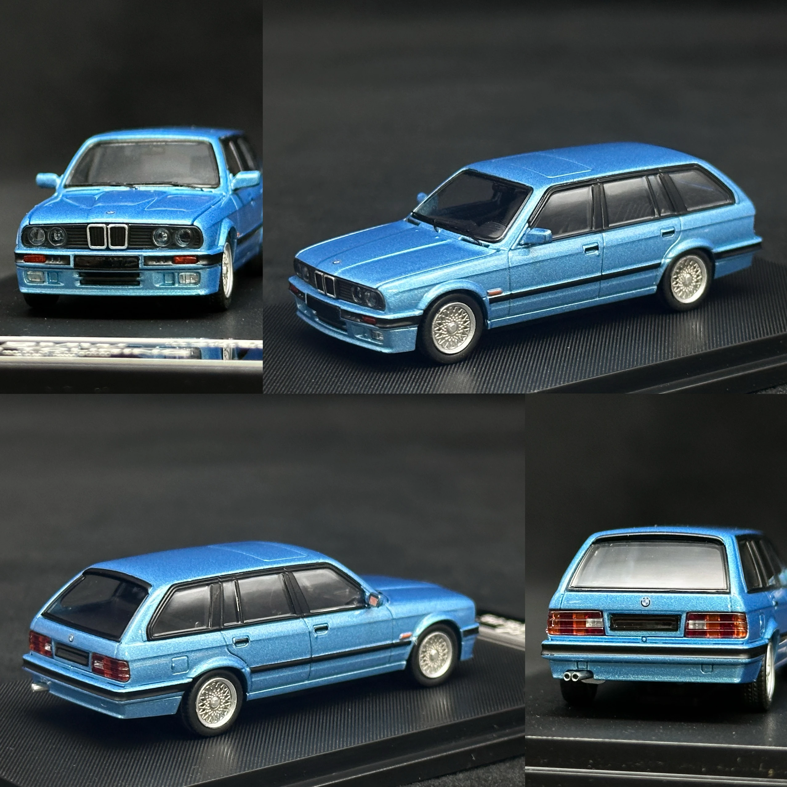 Фото Масштабная модель автомобиля BMW E30 Touring из сплава, 1:64, с открывающимися элементами №5