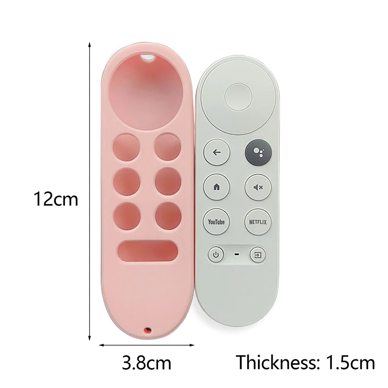 Мягкий силиконовый чехол для 2020 Google Chromecast 4k Snow Remote нескользящий удаленного