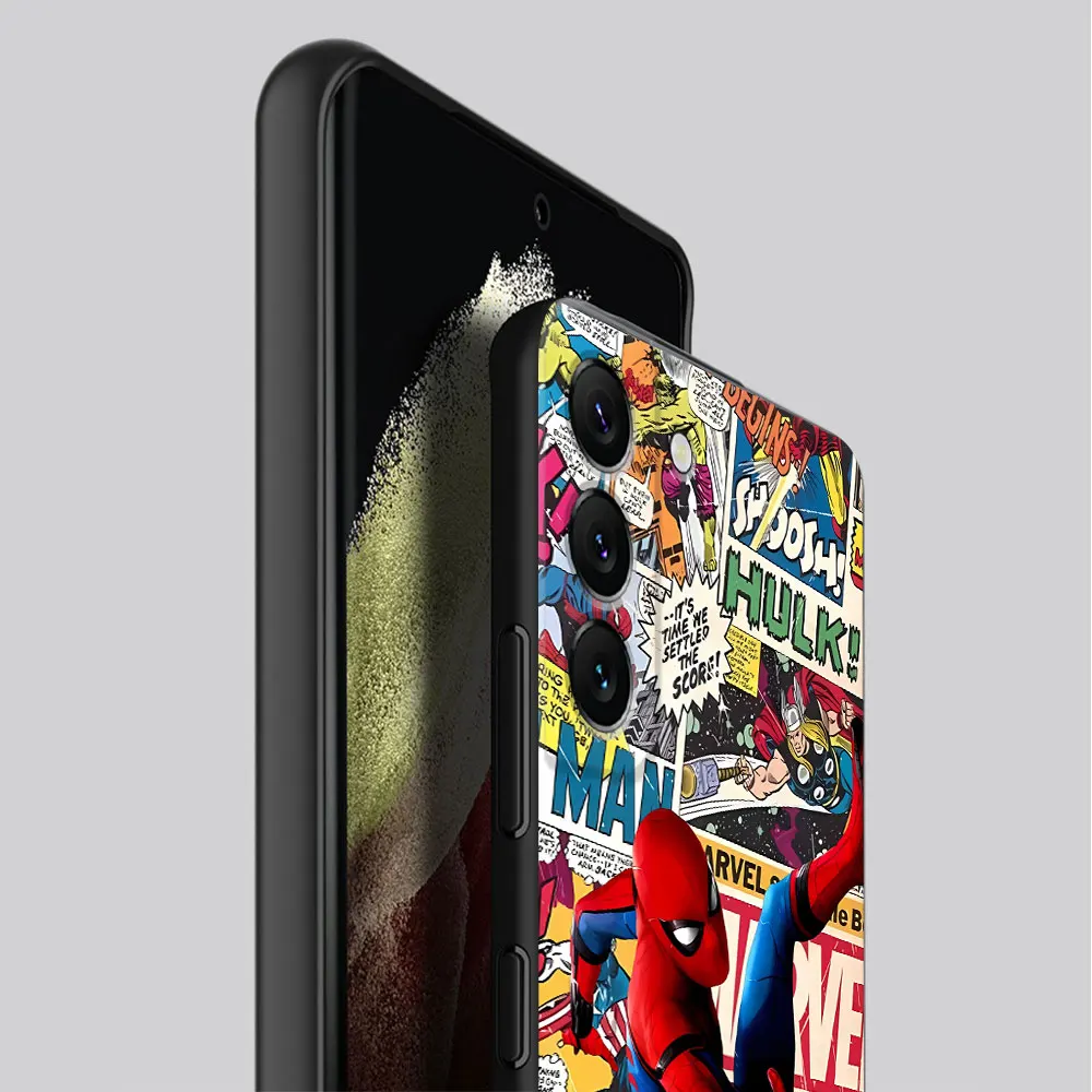 Чехол для телефона Marvel Spiderman Deadpool Samsung Galaxy Note 20 10 Plus 8 9 S10 4G S9 S8 S10e Lite противоударный