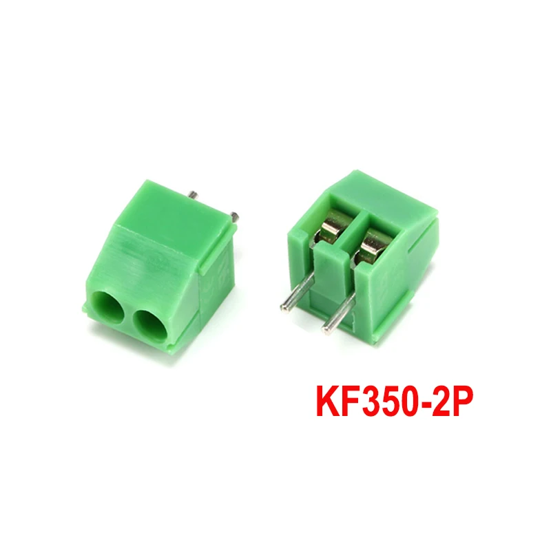

10 шт., Винтовые клеммные колодки KF350 3,5 В/10 А для 24-18AWG