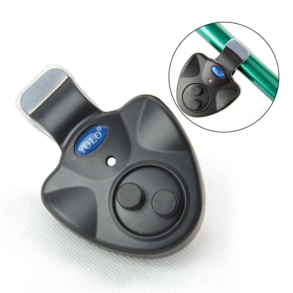 

Fishing Bite Alarm Electronic LED Alert On Fishing Rod Sound Night Indicator Sound-light Alarm Device With Button Cell Part