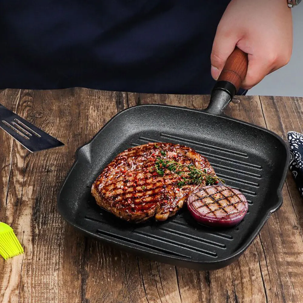 

Сковорода для стейка со вкусом 22 см, антипригарная стандартная с двойным носиком