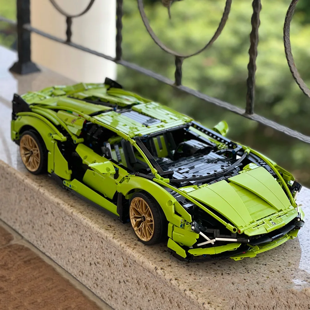 

Lambo Sian Compatible 42115 Technical Car Model Building Project for Adults Bricks Toys for Boys Block Constructor Gifts Kids