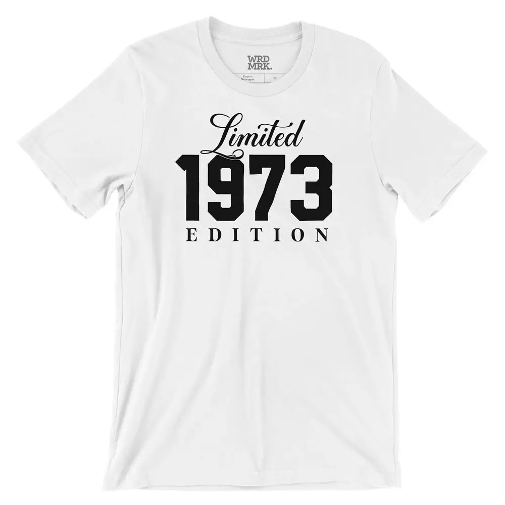Футболка ограниченного выпуска 1973 WRDMRK-подарок на день рождения