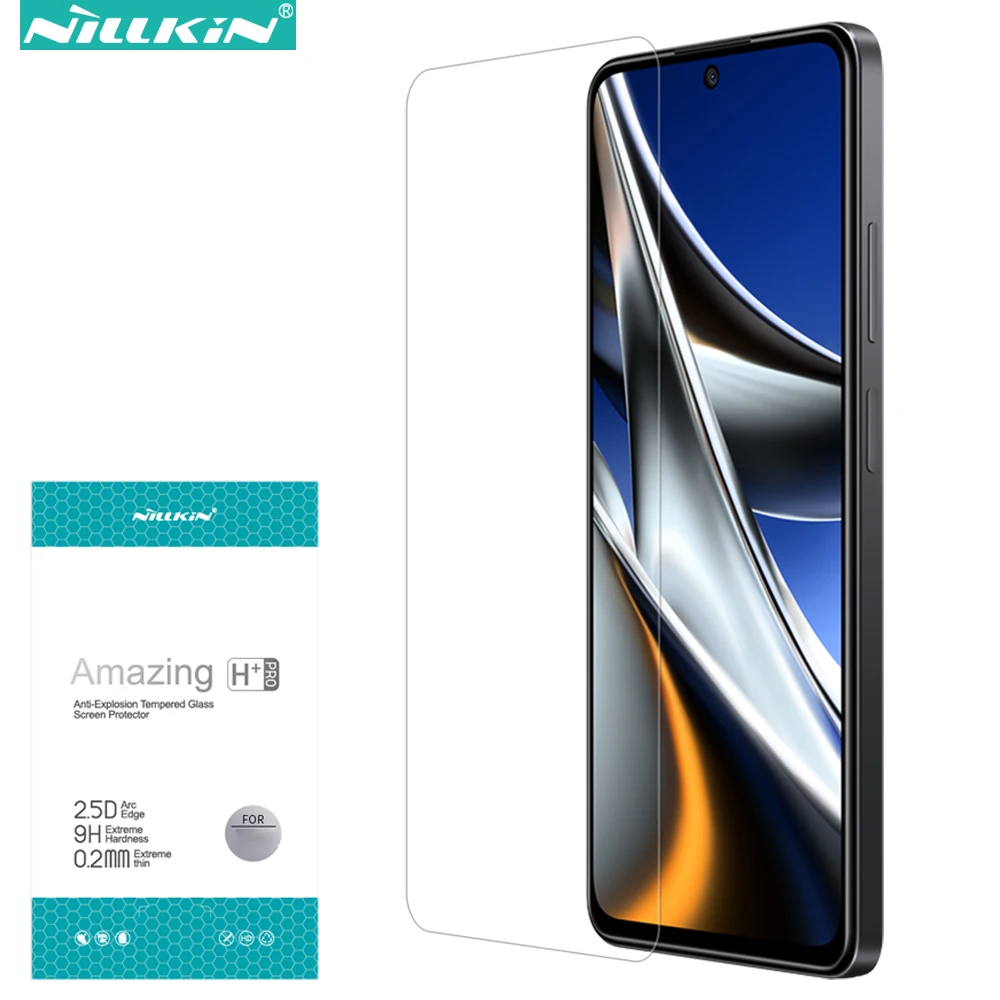 

Закаленное стекло Nillkin H + Pro 0,22 мм для Xiaomi Poco X4 Pro 5G, Ультратонкие защитные стекла 9H для экрана