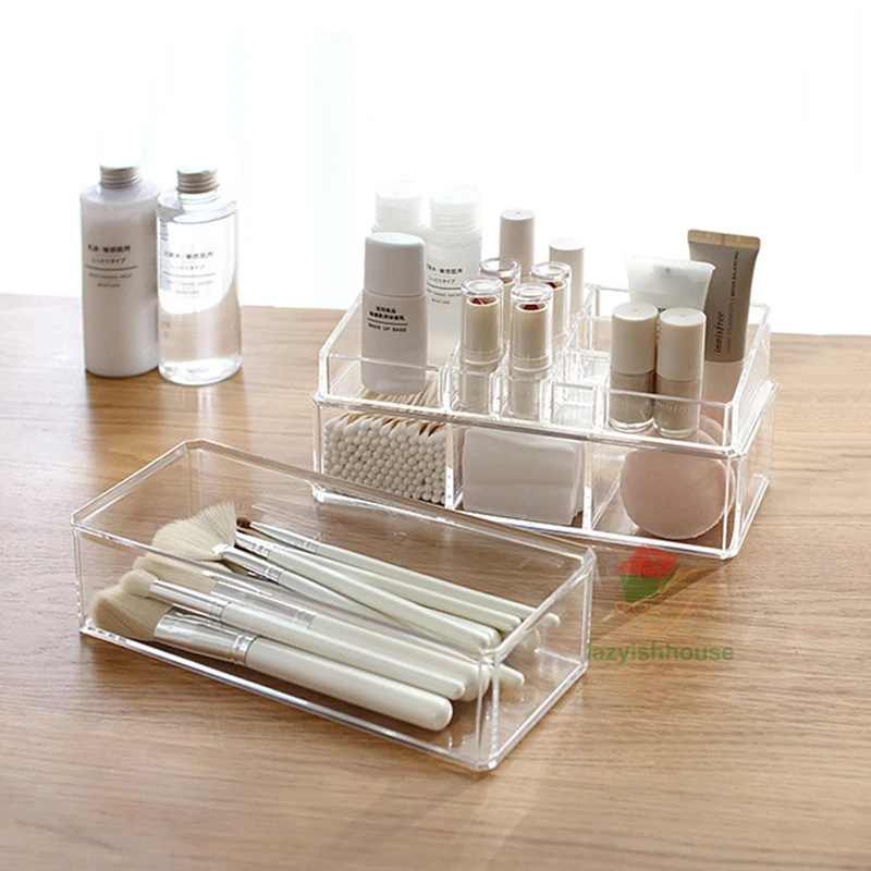 

Storage makeup organizer for cosmetics organizer makeup storage box acrylic lipstick jewelry organizer Makeup brush storage