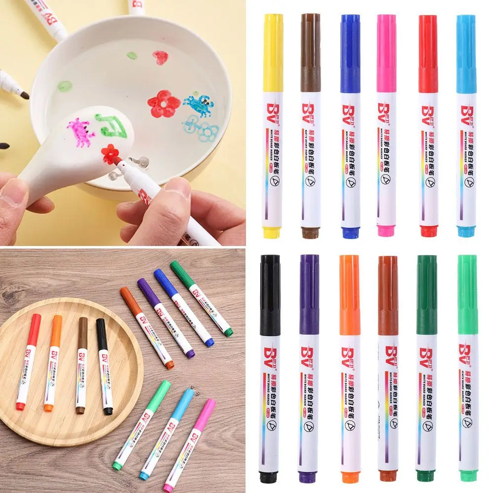 

Magical Water Painting Pen Whiteboard Markers Colorful Mark Pen Early Education Toys Children Montessori Water Drawing Pencil