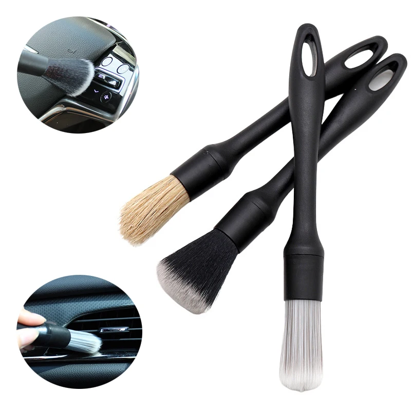 Ultra-Soft Car Detailing Brush Set Auto Interior Detail Brushes Air Outlet Dashboard Cleaning Tools Auto Detail Cleaning Tools