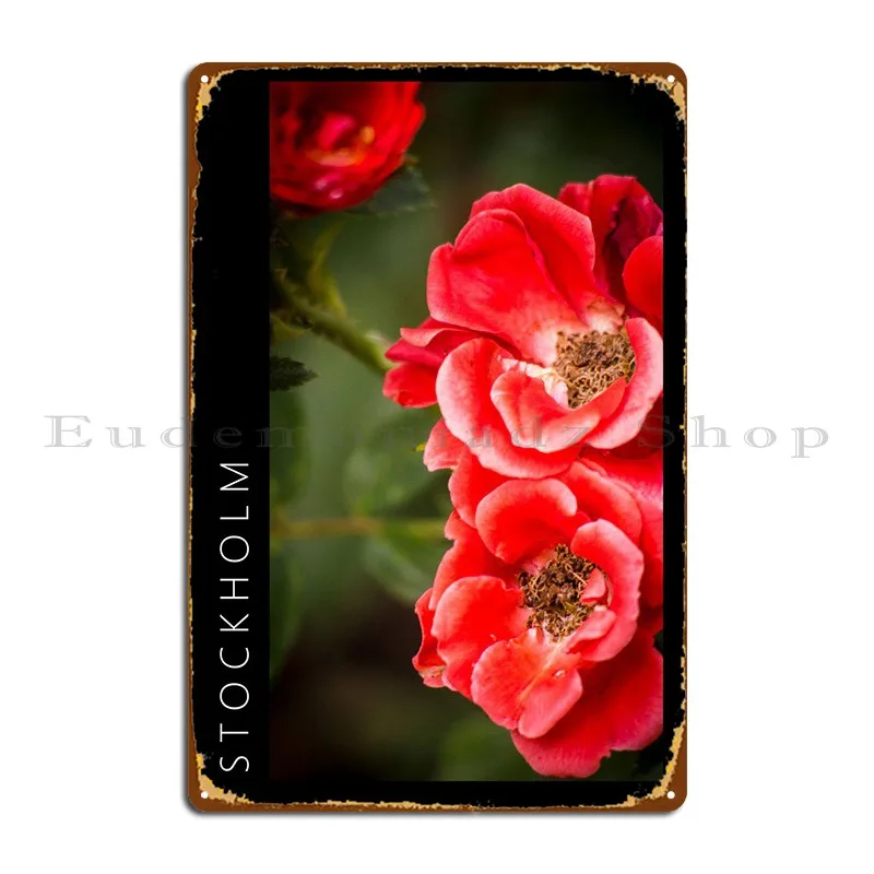 

STHLM 2018 3 Metal Signs Painting Party Funny Designer Mural Tin Sign Poster