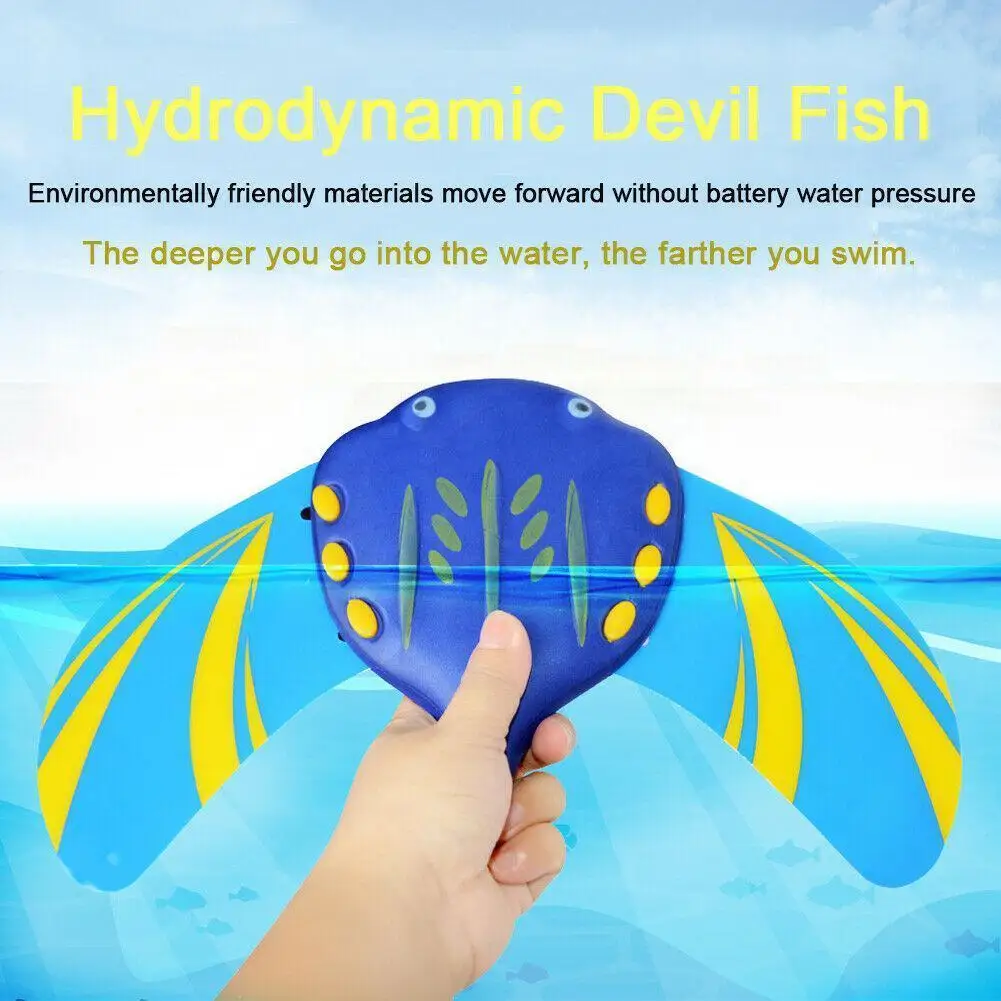 

Water Power Hydrodynamic Devil Fish Play Toys Swimming Kids Pool Gift L1L5